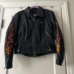 Harley Davidson leather moto jacket